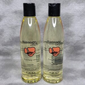 (X2) Earthly Body Hemp Seed Massage & Body Oil, 8oz, Lavender